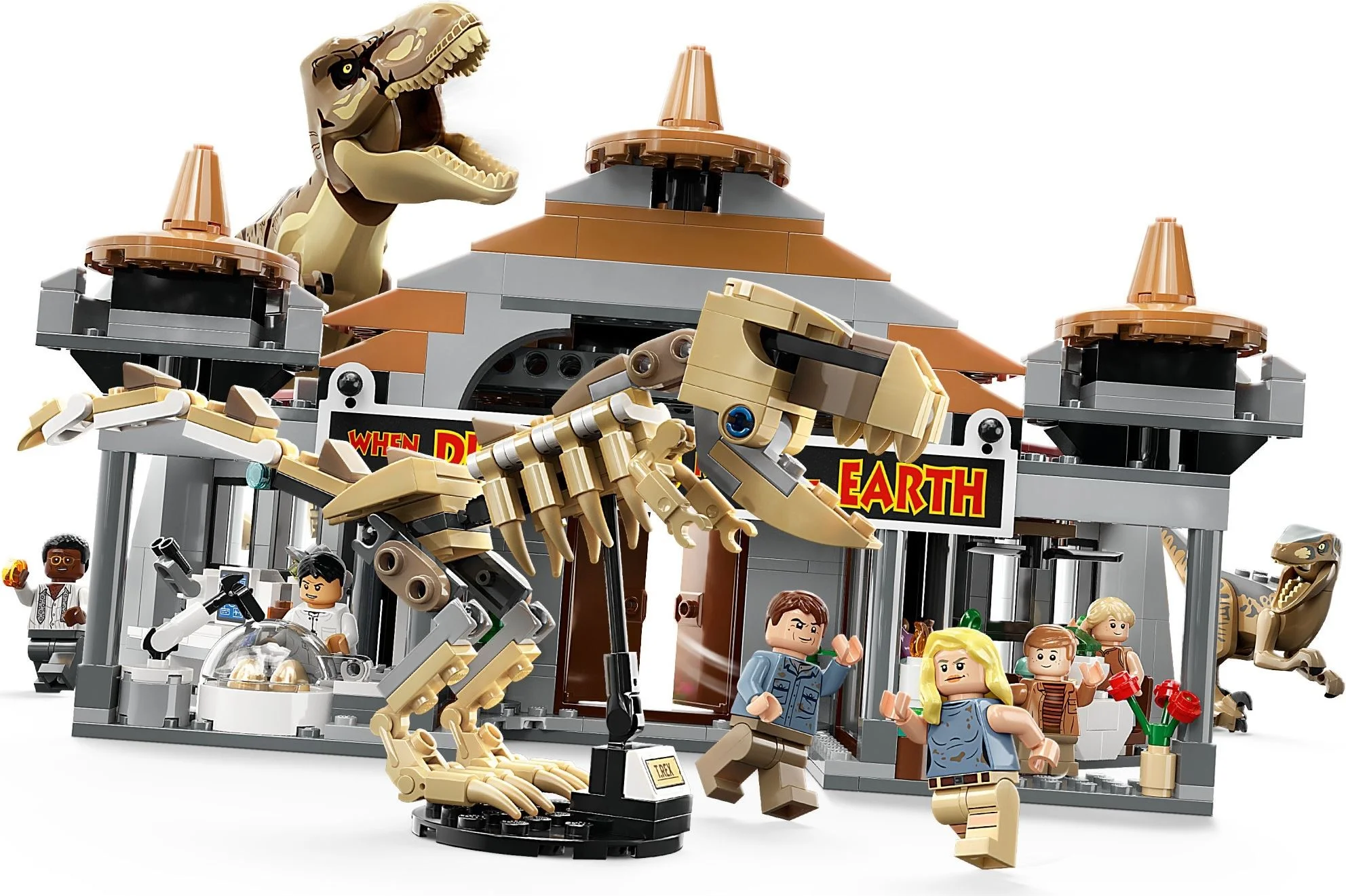 LEGO® 76961 Centrum dla odwiedzających: atak tyranozaura i raptora - zdjęcie 3