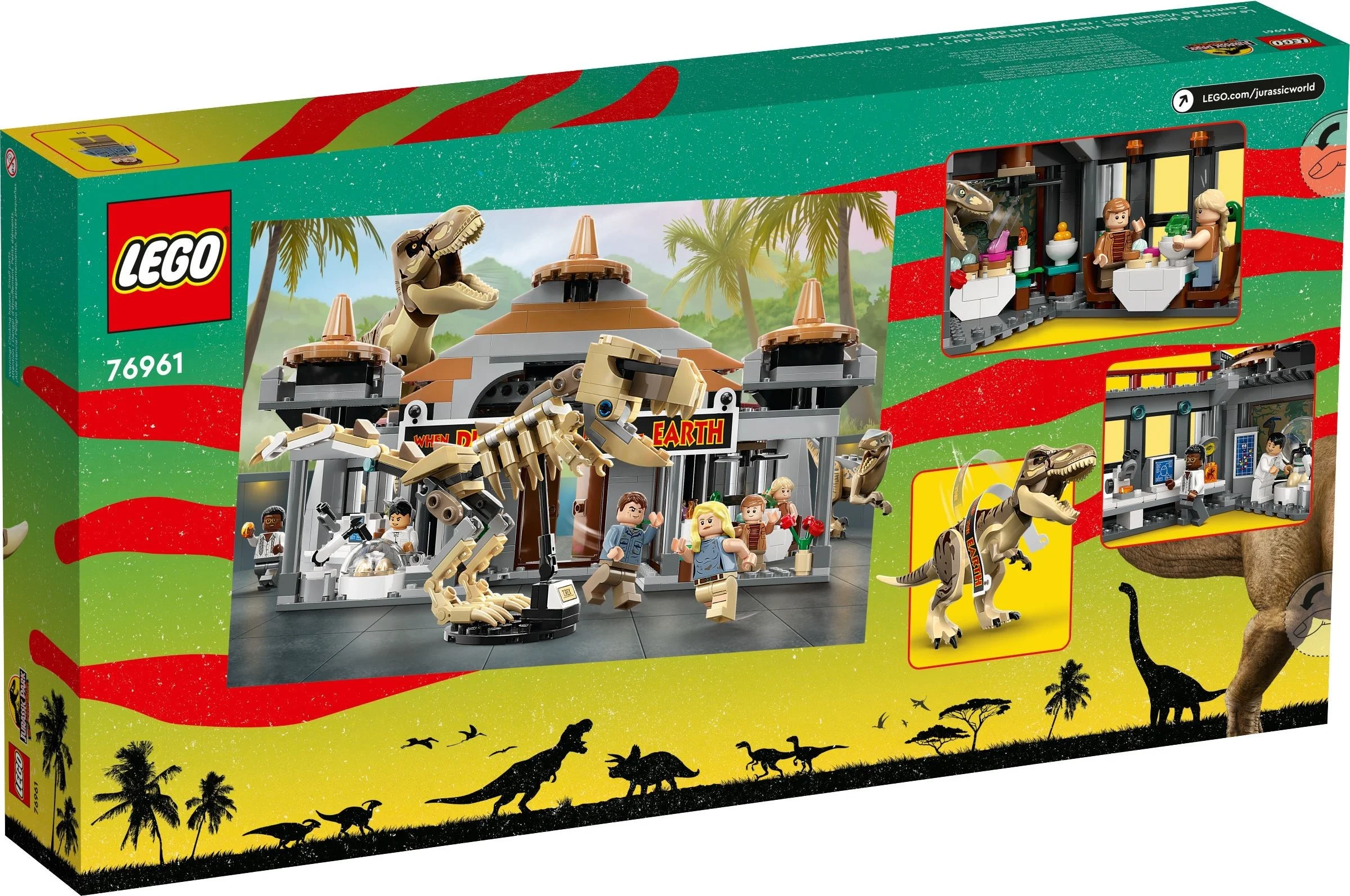 LEGO® 76961 Centrum dla odwiedzających: atak tyranozaura i raptora - zdjęcie 6