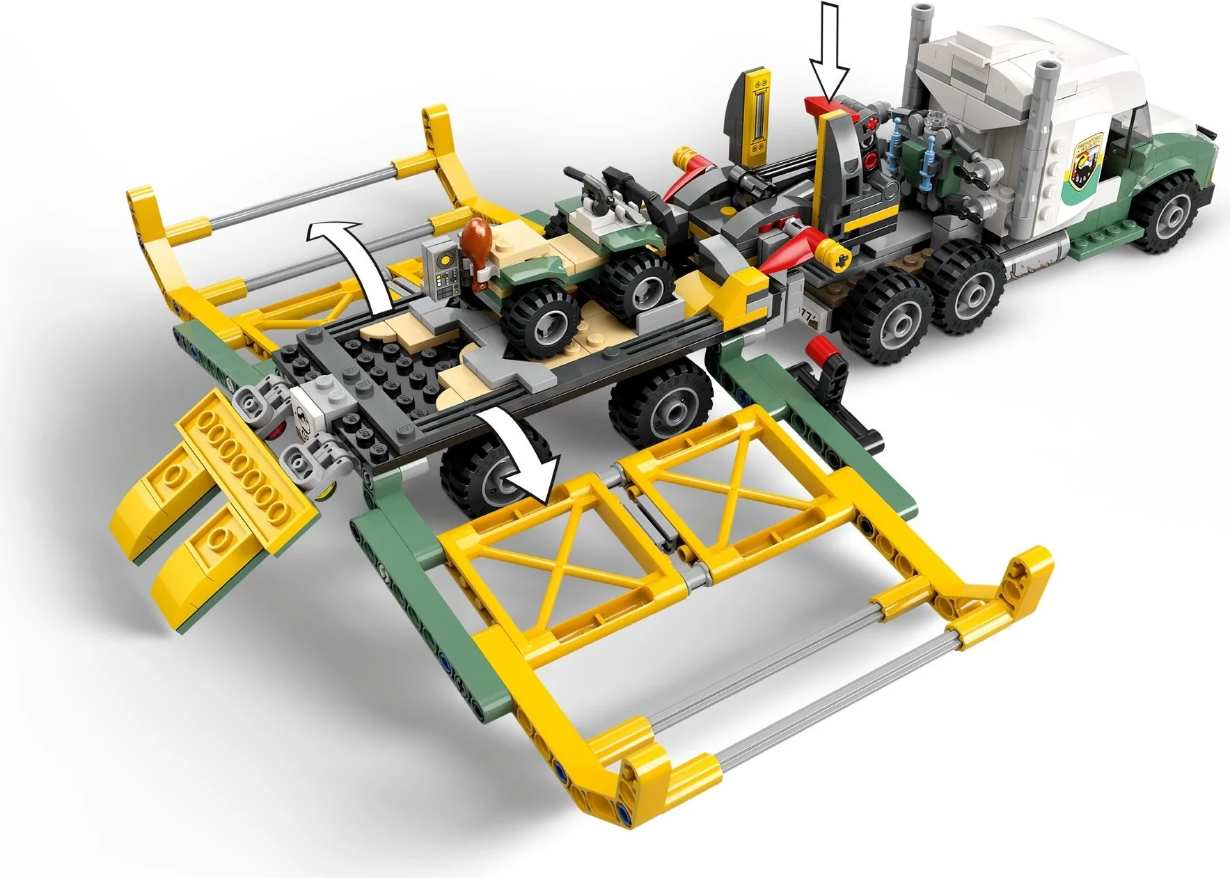 LEGO® 76966 Jurassic World Dinomisje Ciężarówka Do Transportu Allozaura 76966 - zdjęcie 3