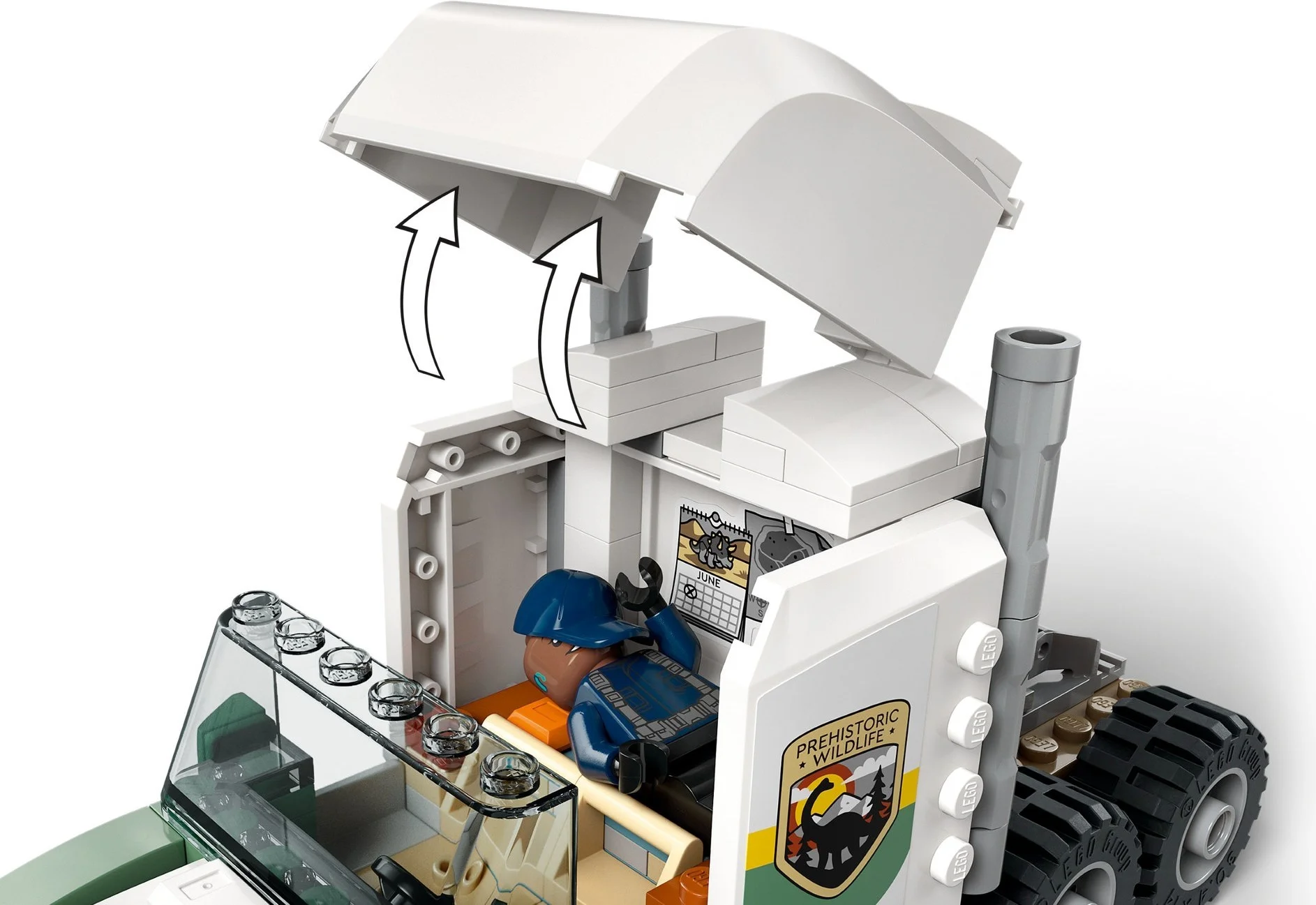 LEGO® 76966 Jurassic World Dinomisje Ciężarówka Do Transportu Allozaura 76966 - zdjęcie 4