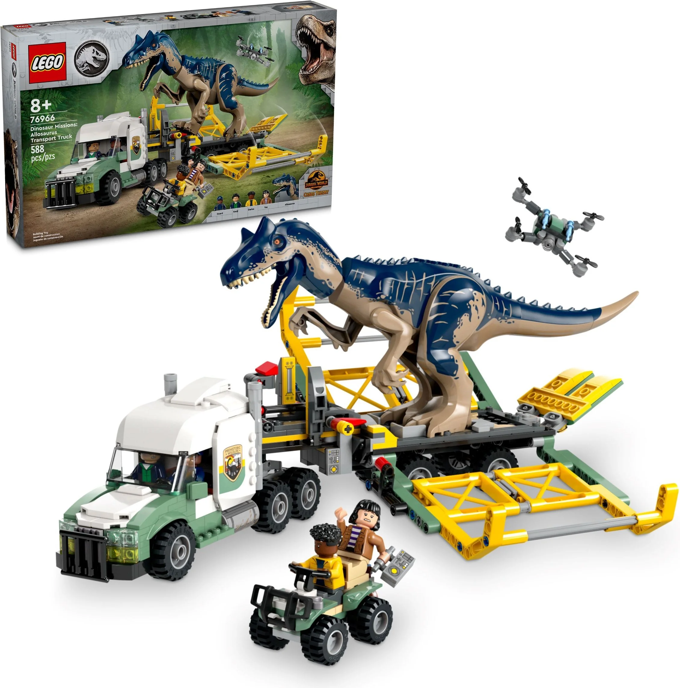 LEGO® 76966 Jurassic World Dinomisje Ciężarówka Do Transportu Allozaura 76966 - zdjęcie 7