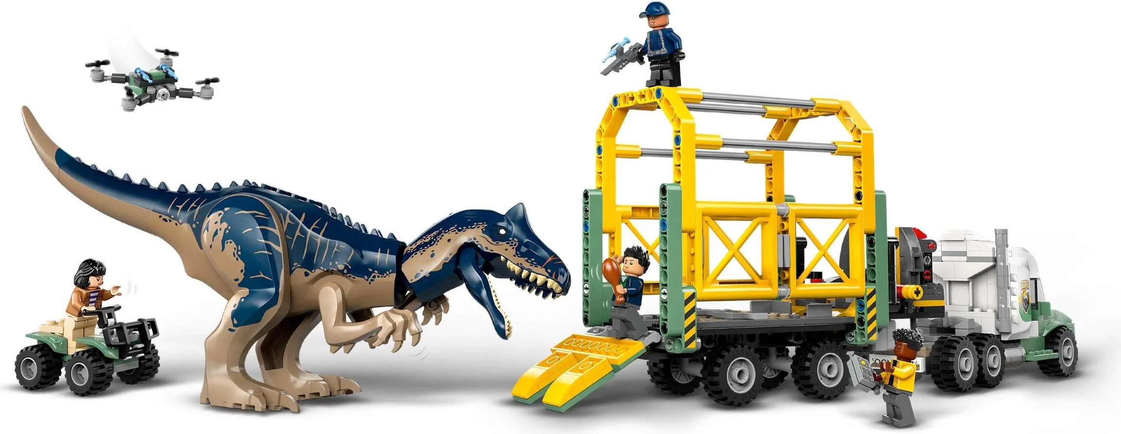 Jurassic World Dinomisje Ciężarówka Do Transportu Allozaura 76966