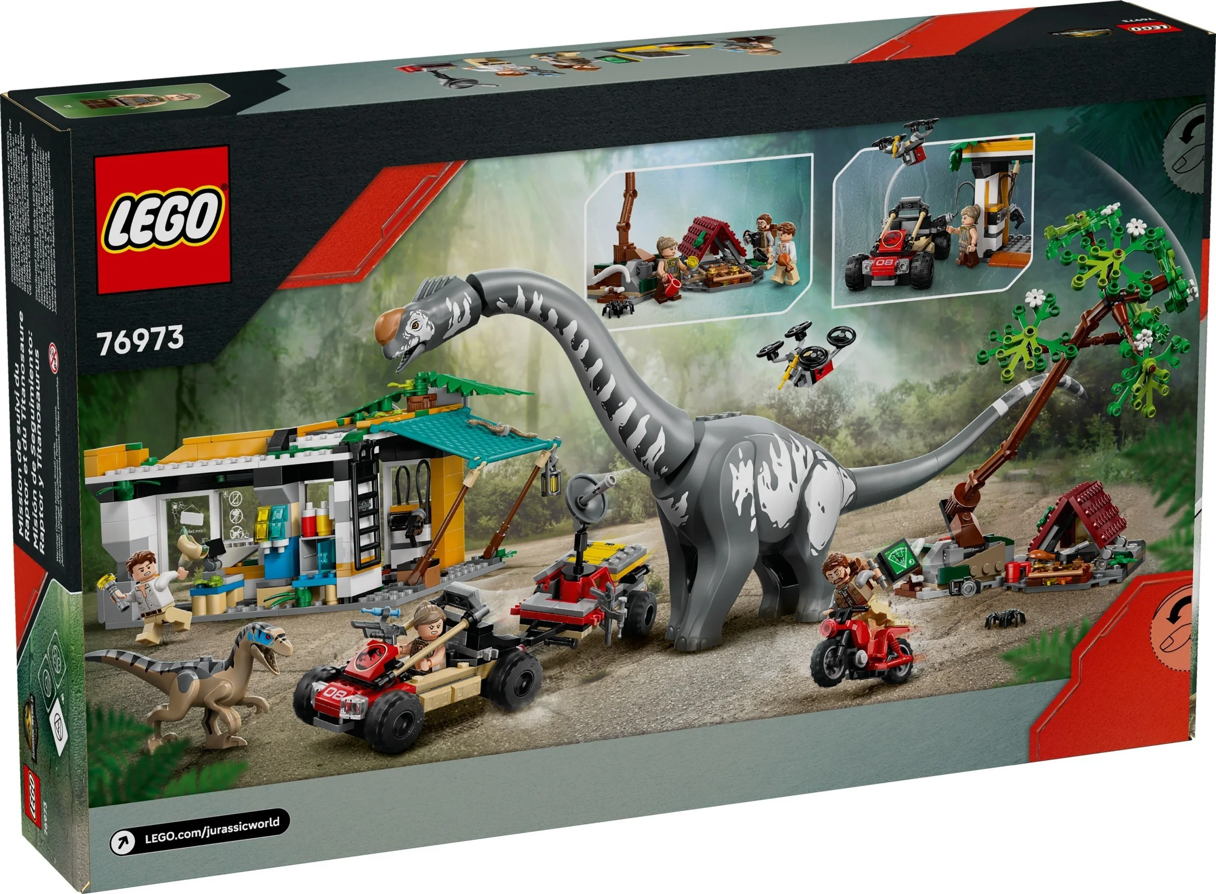 LEGO® 76973 Na tropie tytanozaura i raptora - zdjęcie 3