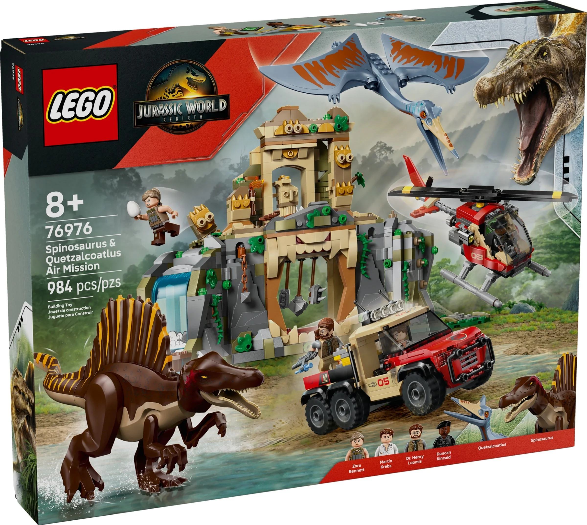 LEGO® 76976 Powietrzna misja z kecalkoatlem i spinozaurem - zdjęcie 2