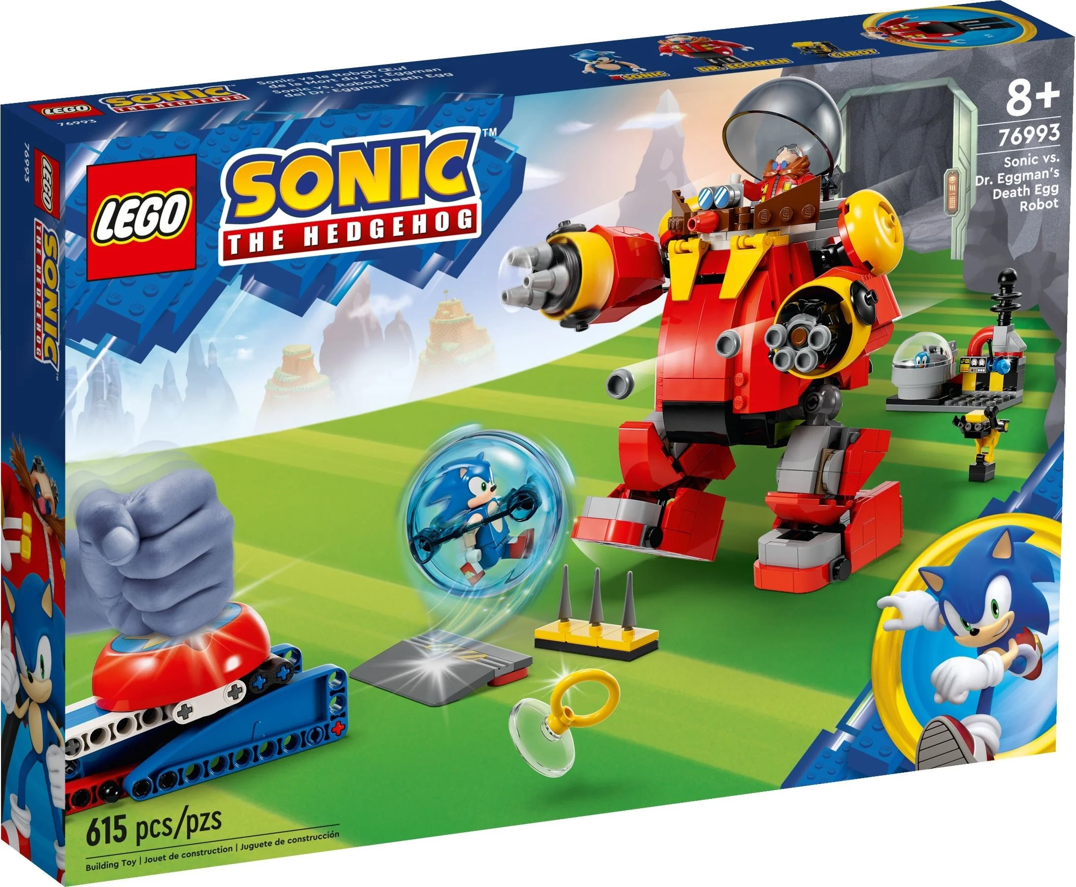 Sonic kontra dr. Eggman i robot Death Egg