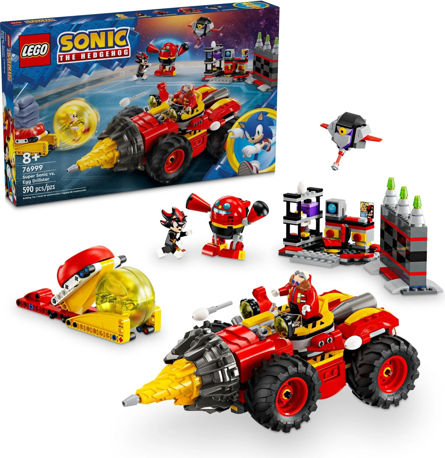 LEGO® 76999 Sonic Super Sonic Kontra Egg Drillster - zdjęcie 3
