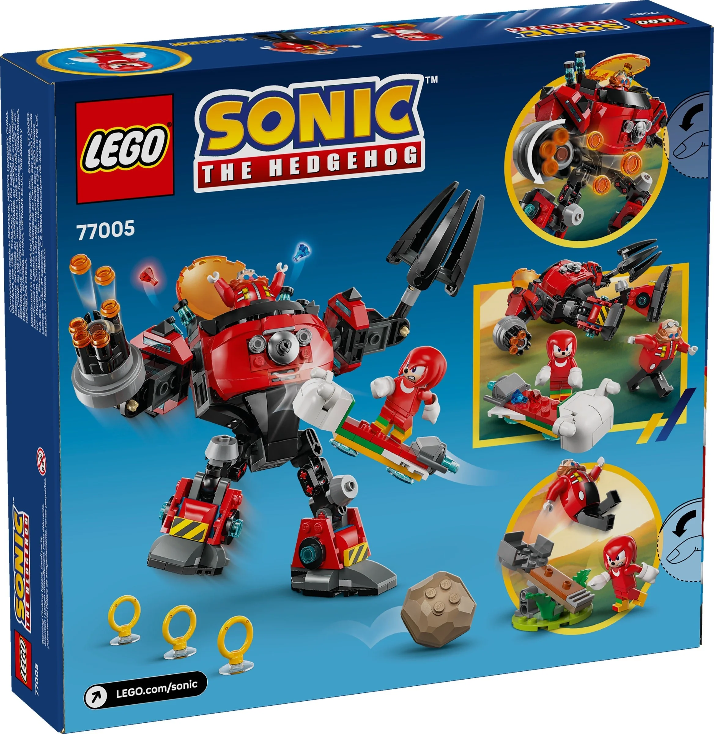 LEGO® 77005 Knuckles kontra Dr. Eggman w mechu Egg Crusher - zdjęcie 3