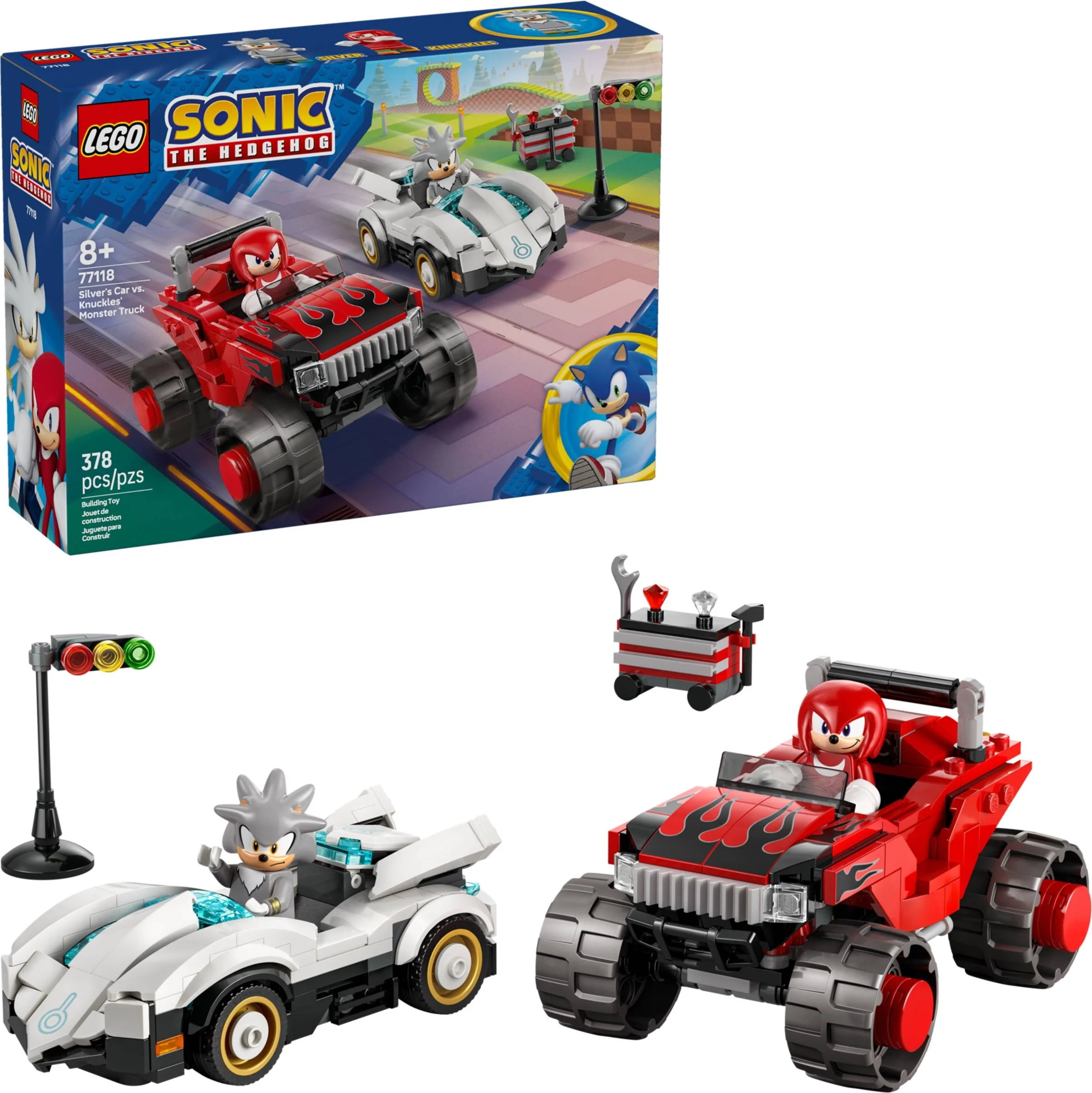 LEGO® 77118 Silver w samochodzie kontra Knuckles w monster trucku - zdjęcie 28