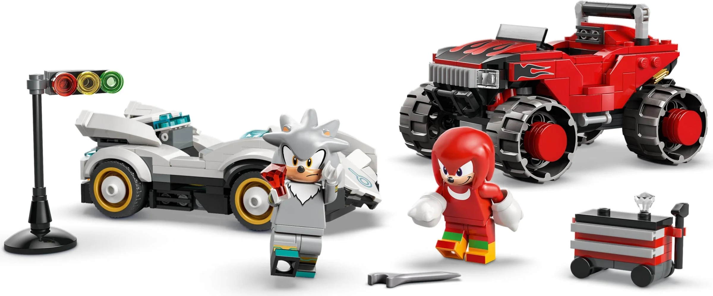 LEGO® 77118 Silver w samochodzie kontra Knuckles w monster trucku - zdjęcie 35
