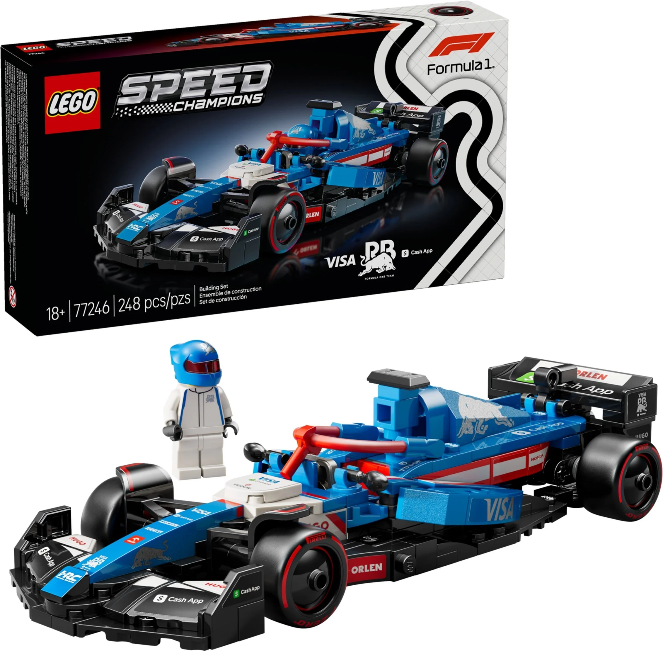 LEGO® 77246 Bolid F1 Visa Cash App RB VCARB 01 - zdjęcie 3