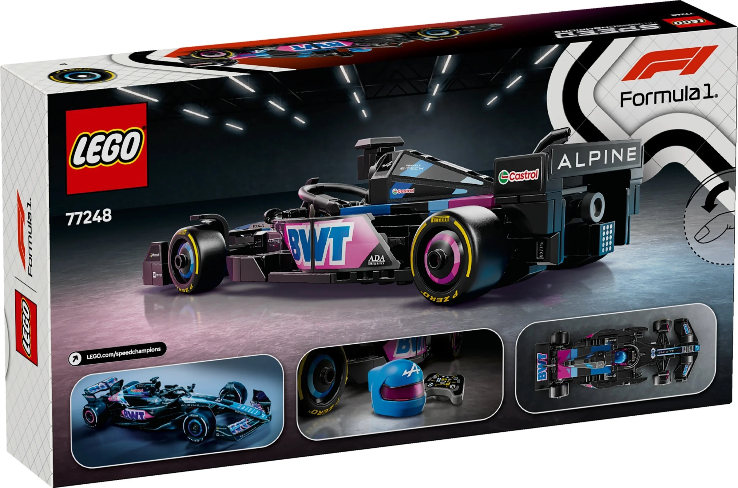 LEGO® 77248 Bolid F1 BWT Alpine Team A524 - zdjęcie 2