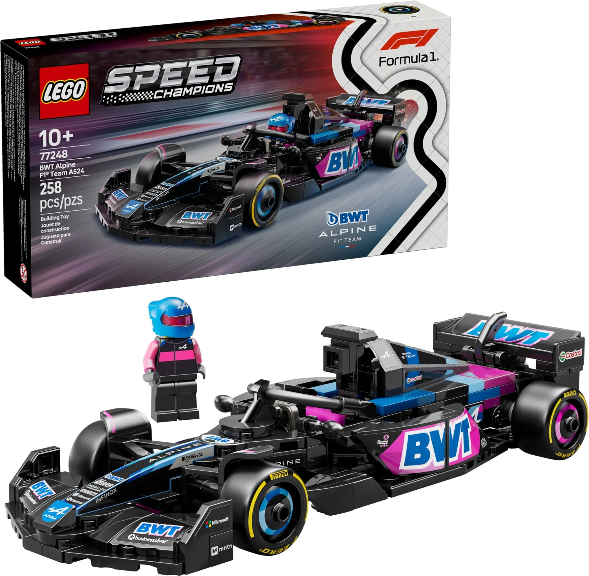 LEGO® 77248 Bolid F1 BWT Alpine Team A524 - zdjęcie 3