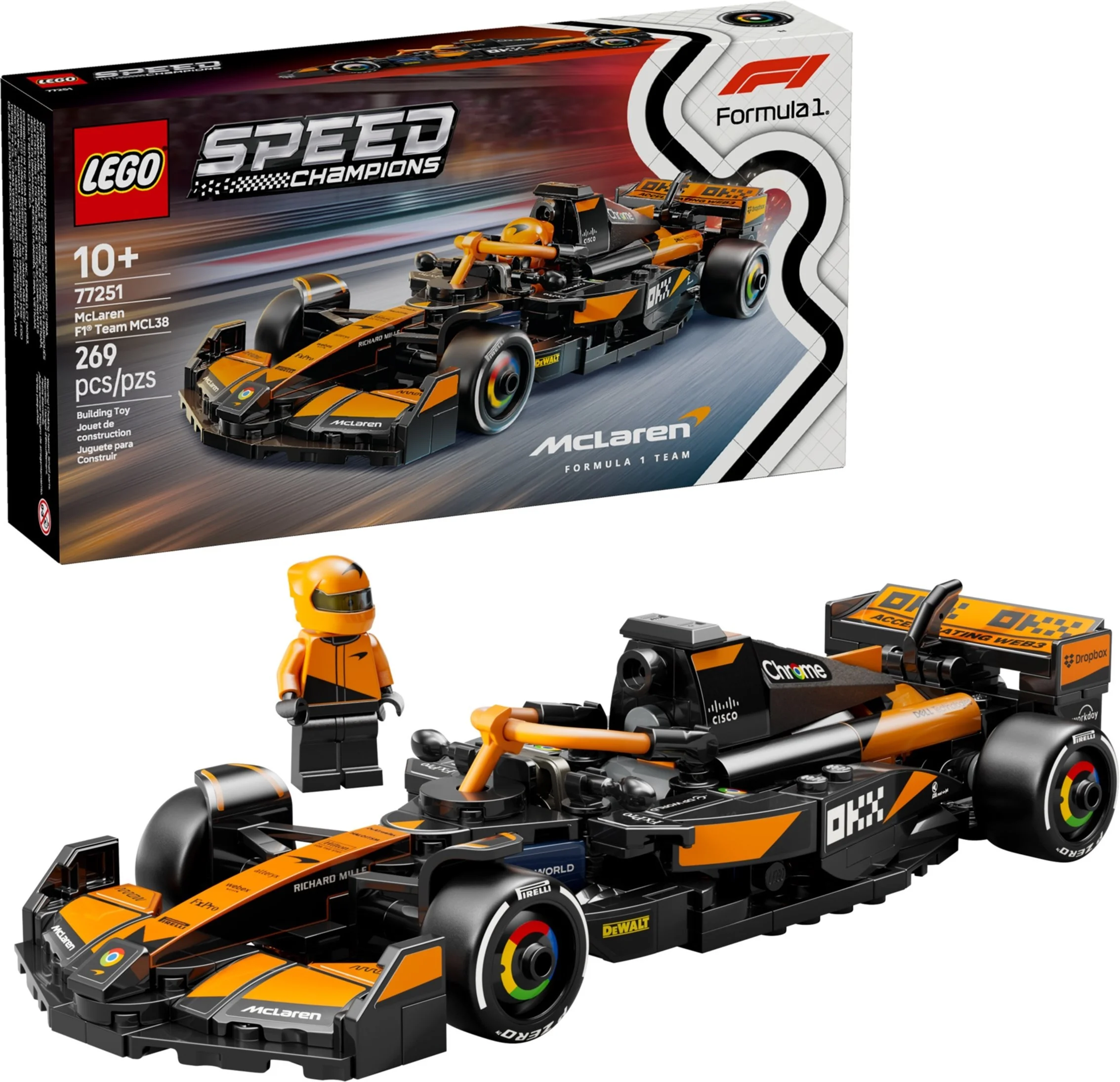 LEGO® 77251 Bolid F1 McLaren Team MCL38 - zdjęcie 4