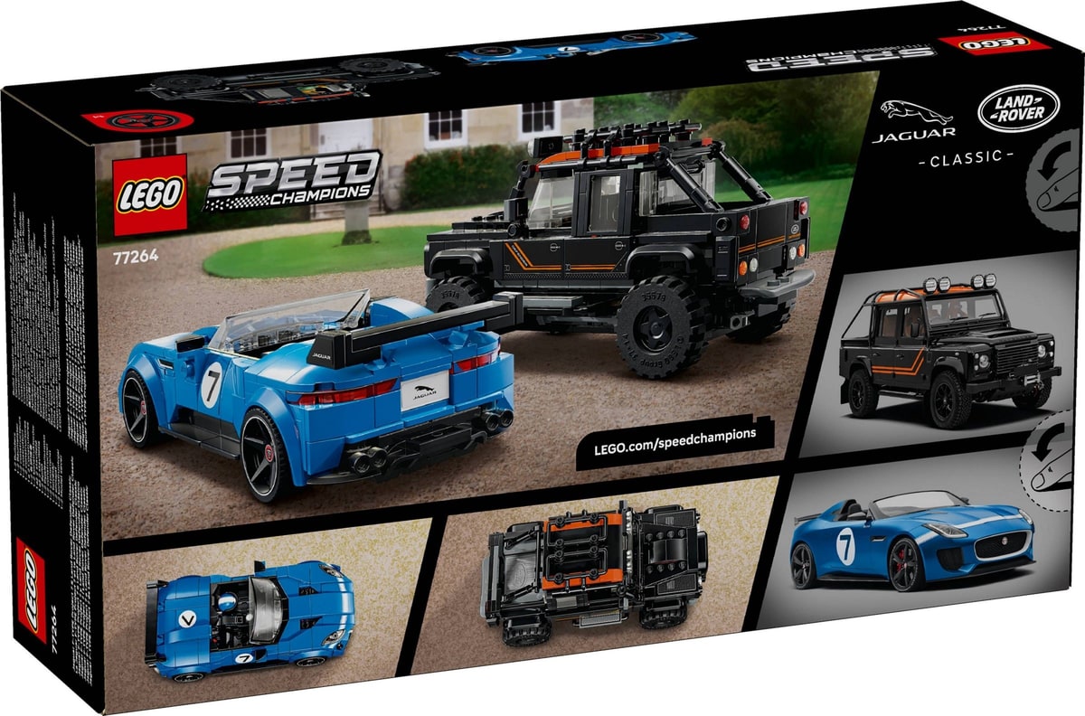 LEGO® 77264 Jaguar Project 7 i Land Rover Defender - zdjęcie 3