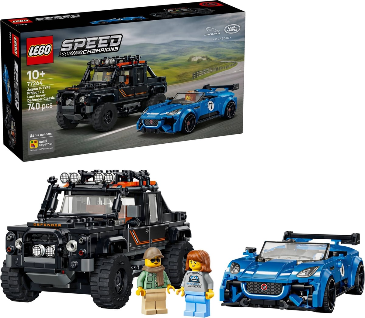 LEGO® 77264 Jaguar Project 7 i Land Rover Defender - zdjęcie 5