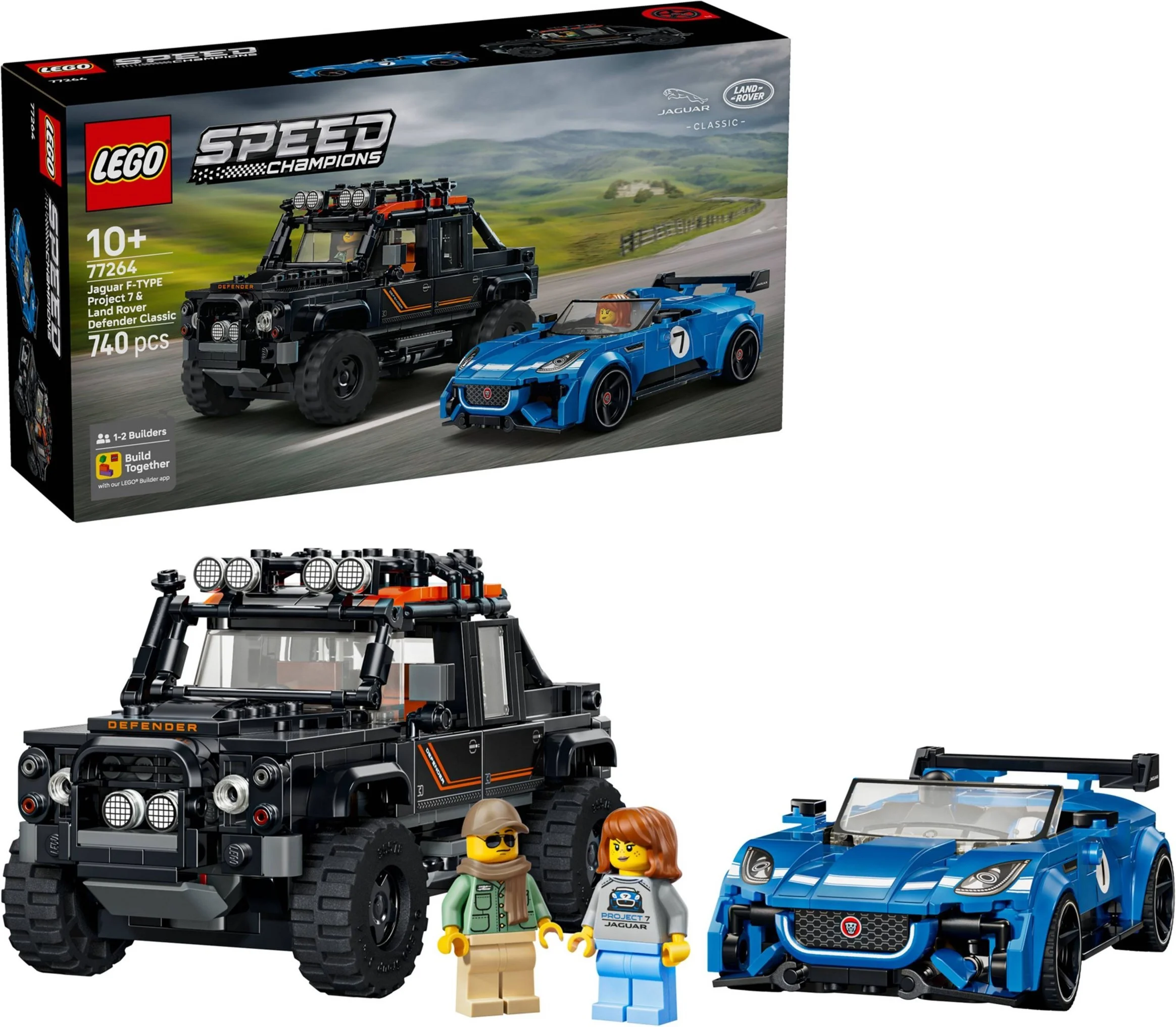 LEGO® 77264 Jaguar Project 7 i Land Rover Defender - zdjęcie 4