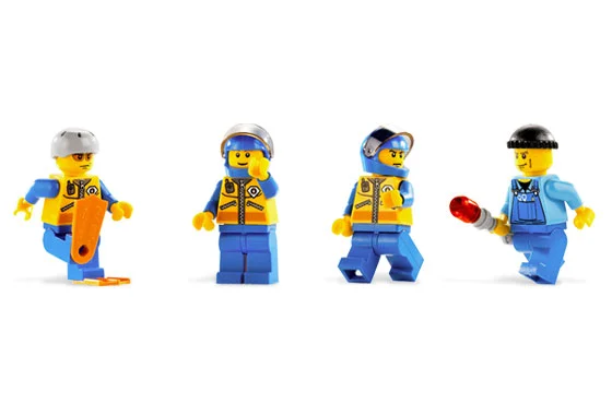 LEGO® 7738 Helikopter i tratwa ratunkowa straży przybrzeżnej Nowe - zdjęcie 6
