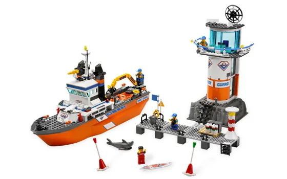LEGO® 7739 Łódź patrolowa wieża straży Unikat - zdjęcie 2