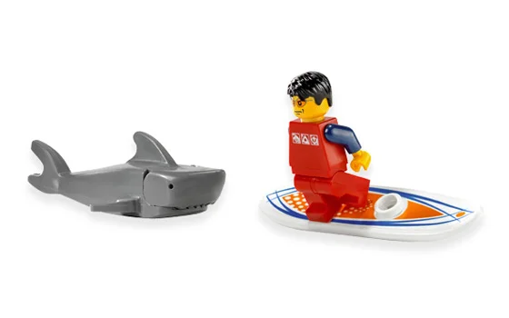 LEGO® 7739 Łódź patrolowa wieża straży Unikat - zdjęcie 4