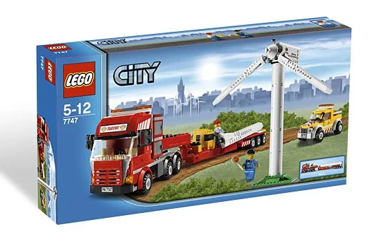 LEGO® 7747 City Naczepa do Przewozu Elektrowni Wiatrowej - zdjęcie 4