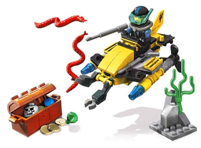 LEGO® 7770 Lego Aqua Raiders Poszukiwacz skarbów Nowy Unikat