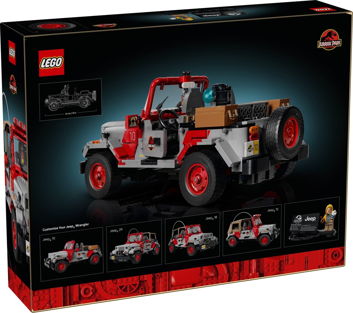 LEGO® 77984 Jurassic Park Jeep Wrangler - zdjęcie 3