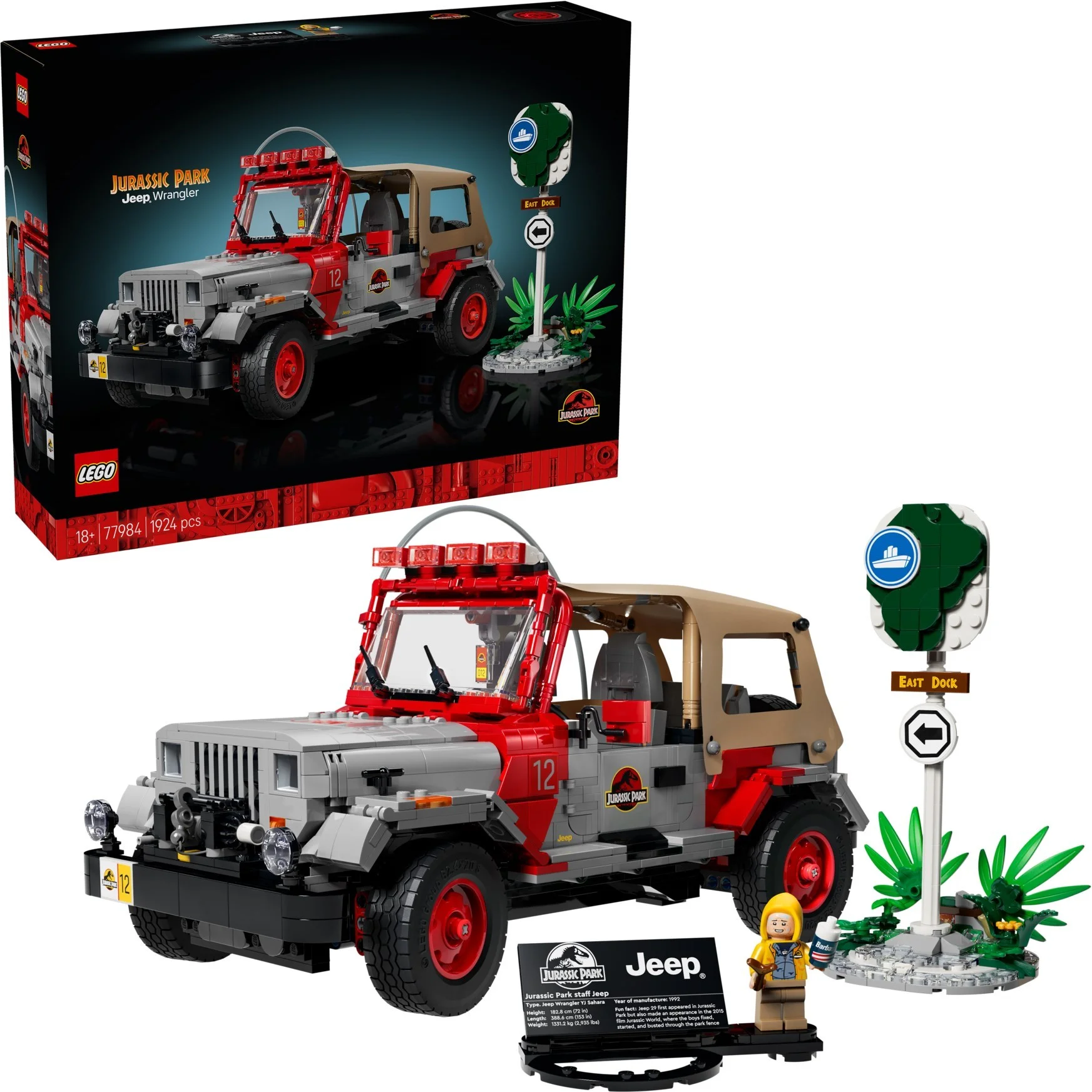 LEGO® 77984 Jurassic Park Jeep Wrangler - zdjęcie 4
