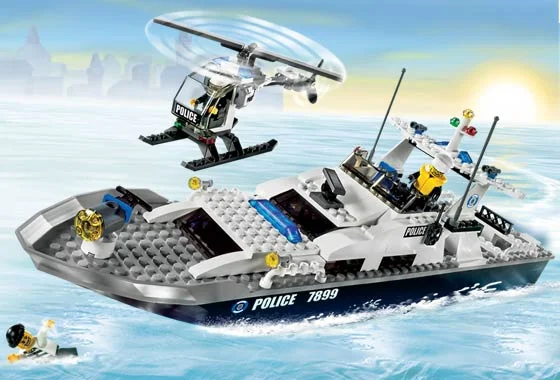 LEGO® 7899 City Police Boat Unikat 2006r - zdjęcie 5