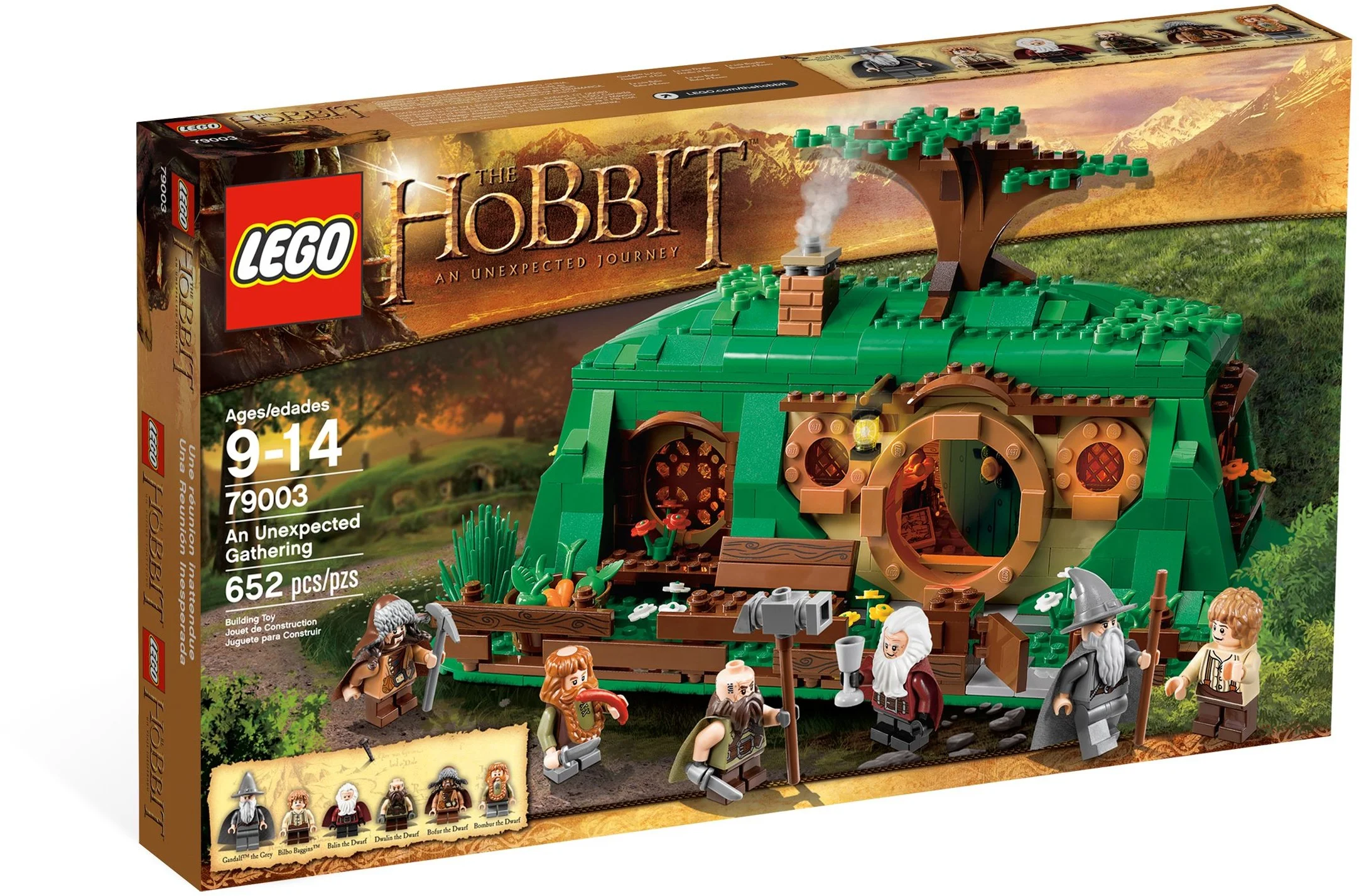 The Lord of the Rings Hobbit Zestaw Nieoczekiwane Zebranie 79003