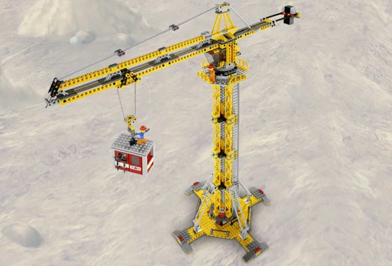 LEGO® 7905 Lego City Żuraw Budowlany Dźwig Budowa - zdjęcie 5