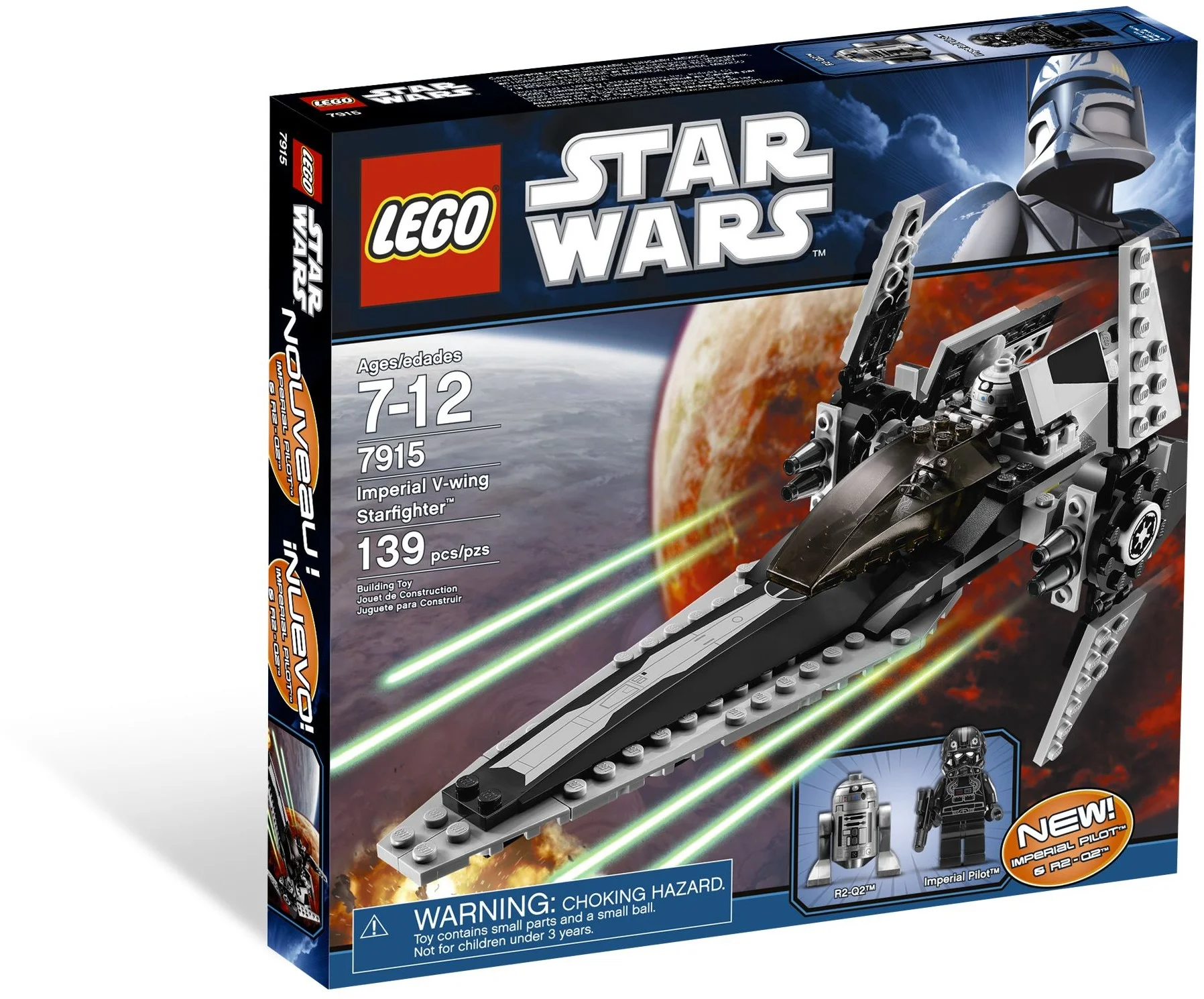 LEGO® 7915 Star Wars Imperial V-wing Starfighter Nowe - zdjęcie 10