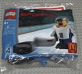 LEGO® 7919 McDonald's Sports Set Number 4 - White Hockey Player #5