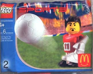LEGO® 7924 McDonald's Sports Set Number 2 - Red Soccer Player #11