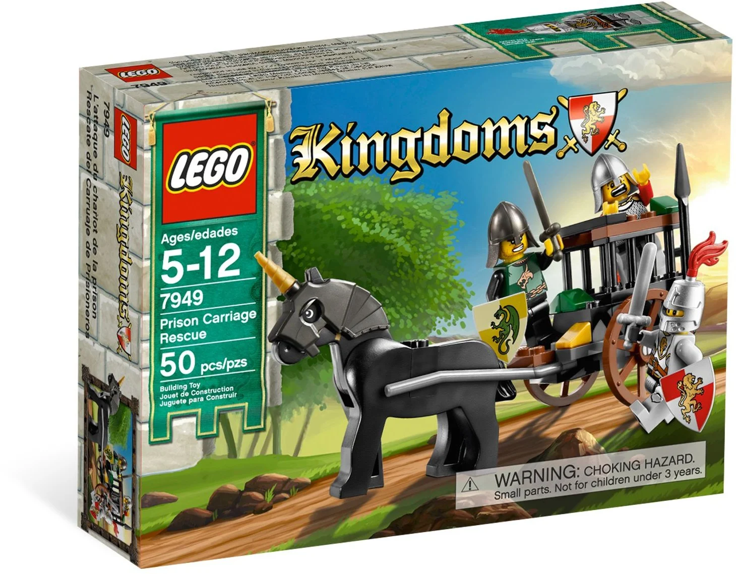 LEGO® 7949 Lego Kingdoms Ratunek z powozu więziennego. Nowy - zdjęcie 10