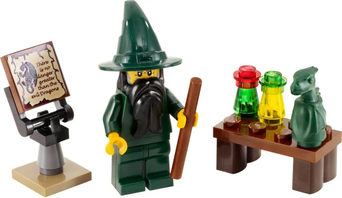 Czarnoksiężnik nowy zestaw minifigurka klocki
