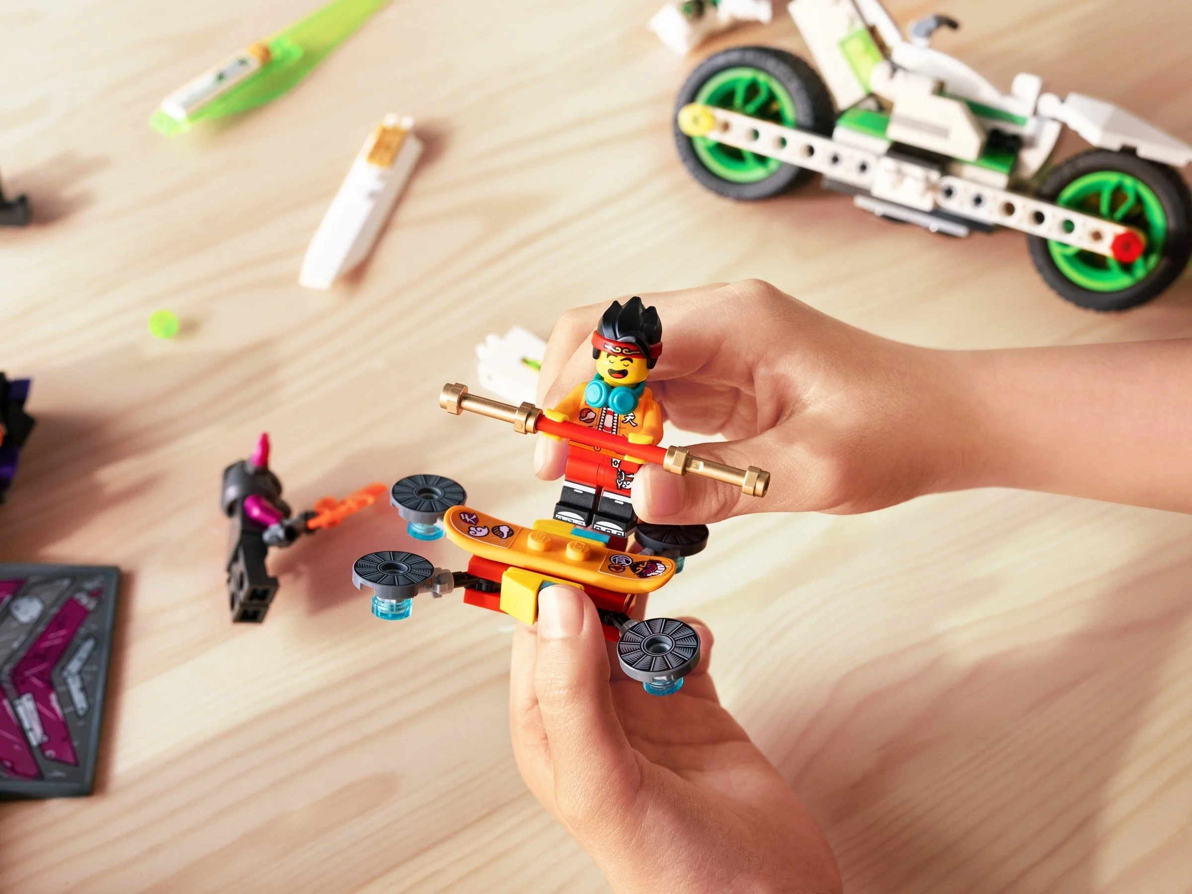 LEGO® 80006 Kid Motocykl Biały Smok - zdjęcie 4