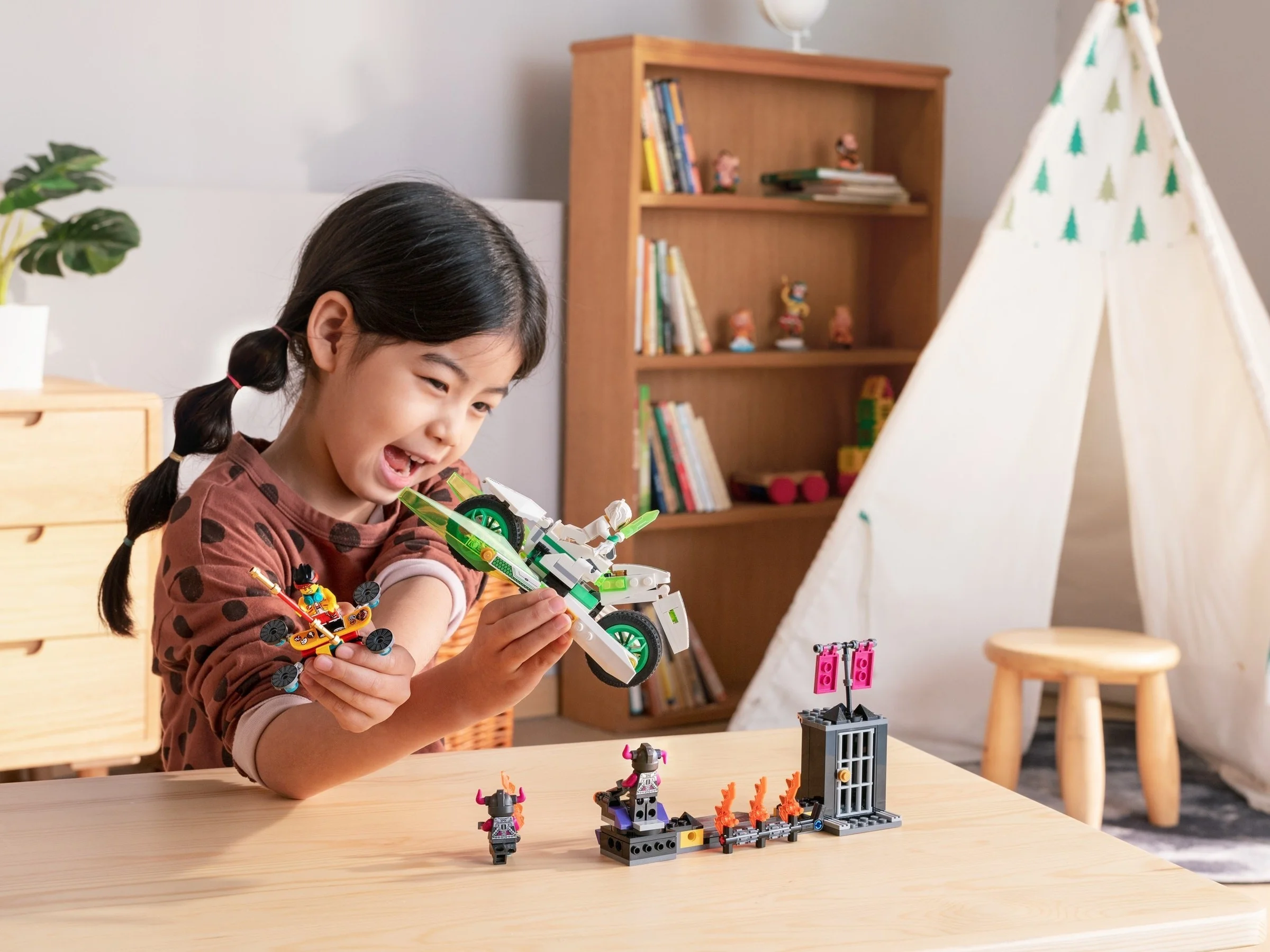 LEGO® 80006 Kid Motocykl Biały Smok - zdjęcie 5