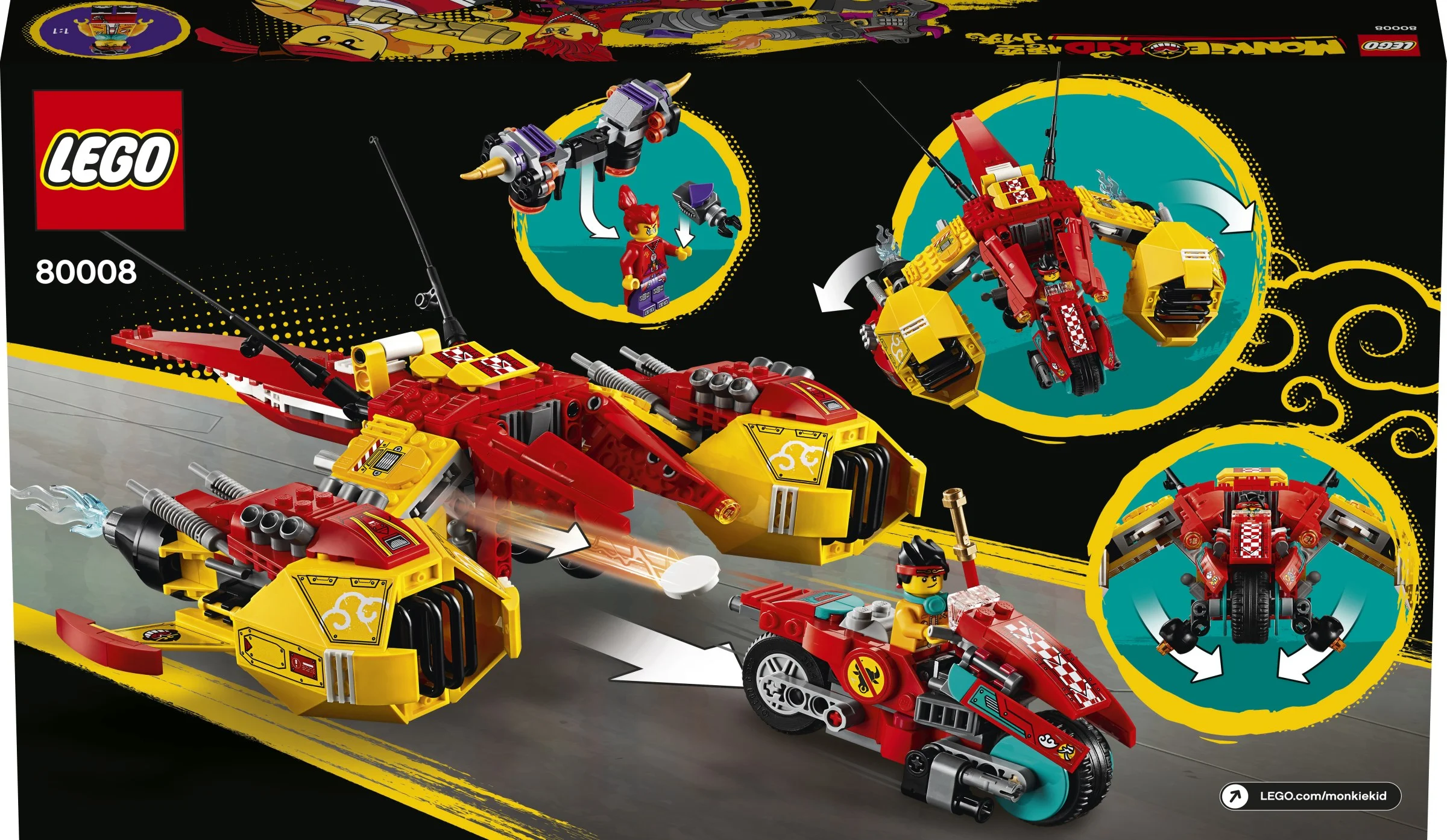 LEGO® 80008 LEGO Monkie Kid Odrzutowiec Monkie Kida - zdjęcie 11
