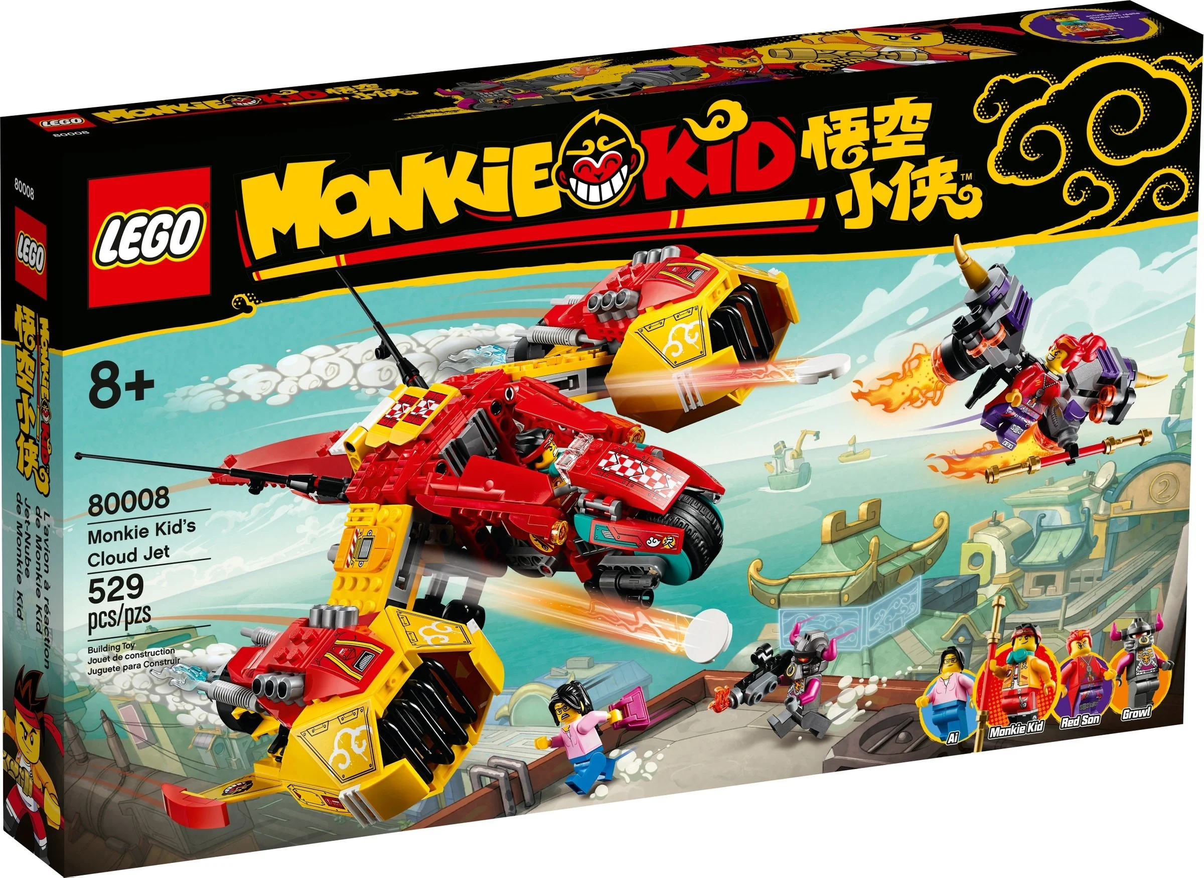 LEGO Monkie Kid Odrzutowiec Monkie Kida