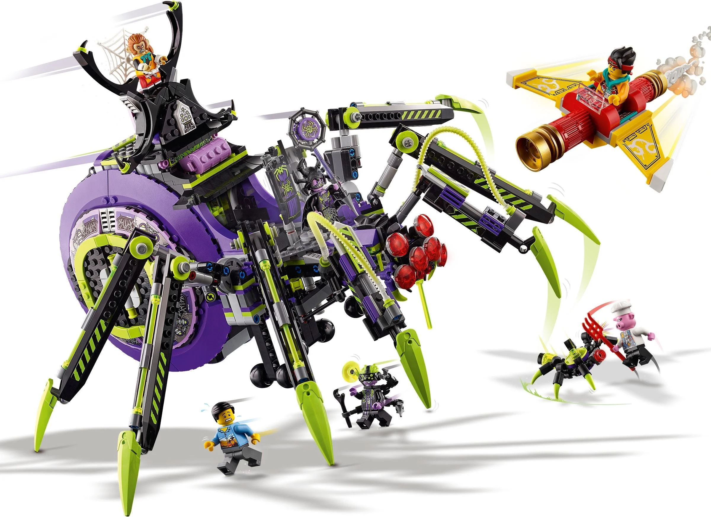 LEGO® 80022 Kid Lego Monkie Kid Baza Arachnoidów Spider Quee - zdjęcie 9