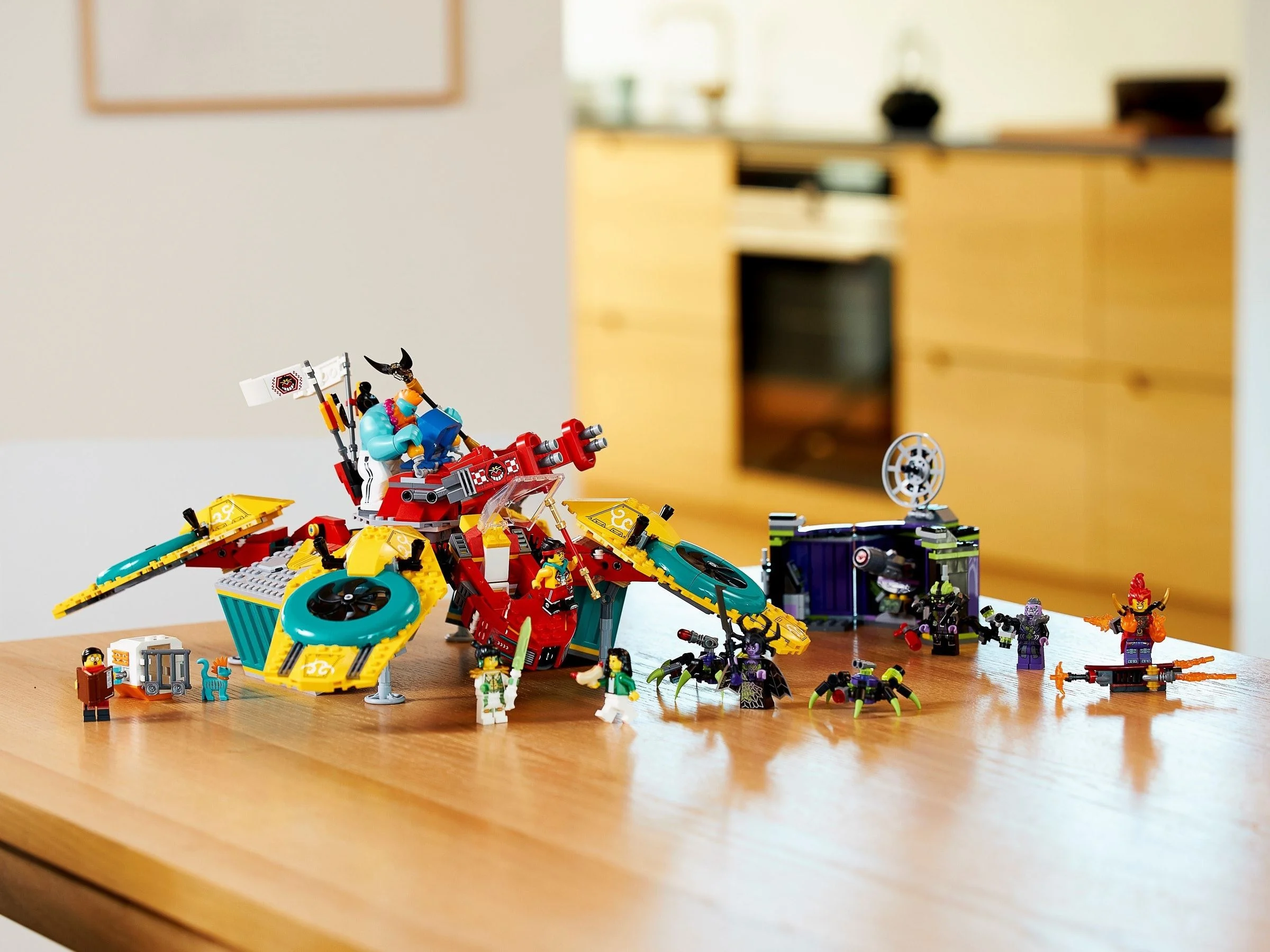 LEGO® 80023 LEGO Monkie Kid Dronkopter ekipy Monkie Kida - zdjęcie 16