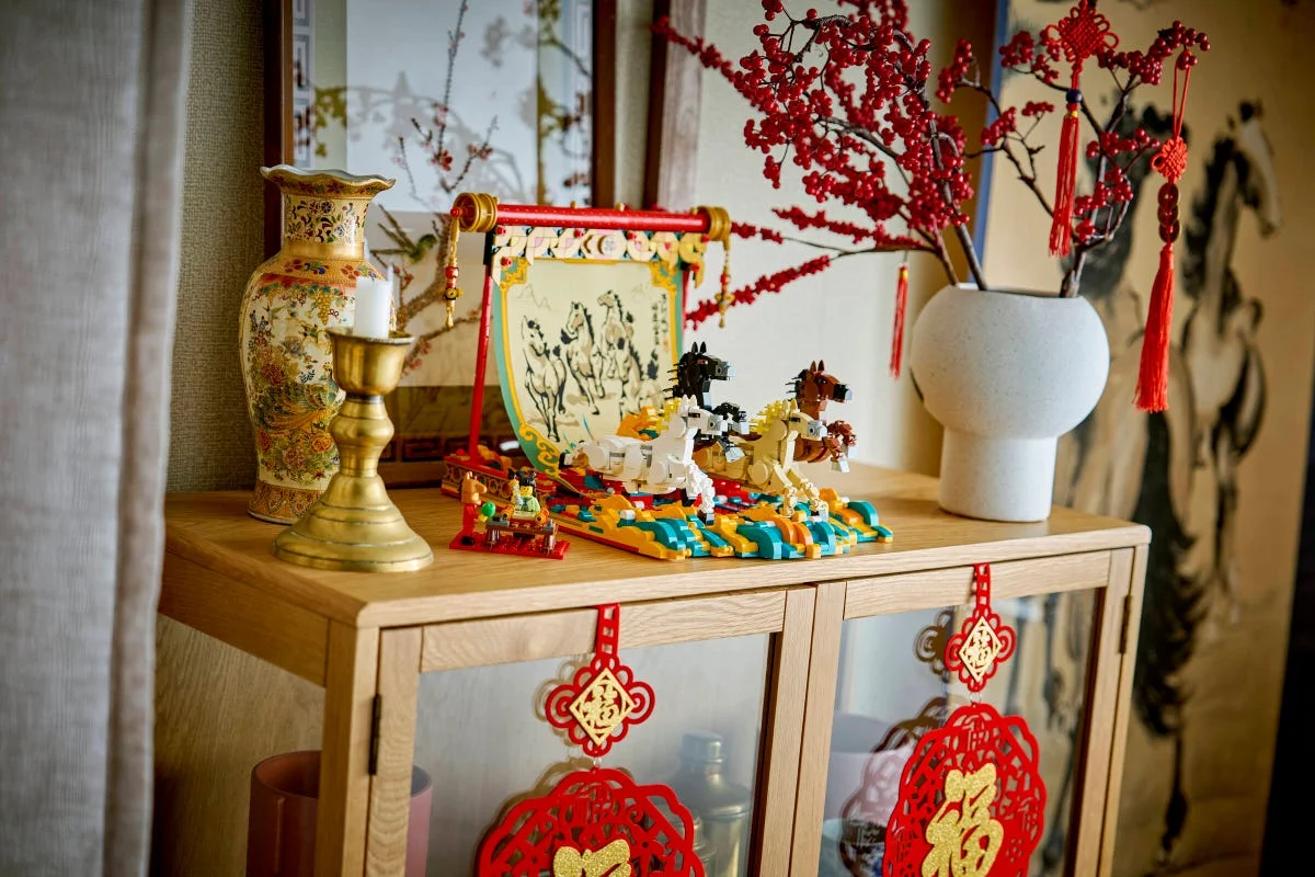 LEGO® 80119 Inne Obraz z galopującymi końmi - zdjęcie 4