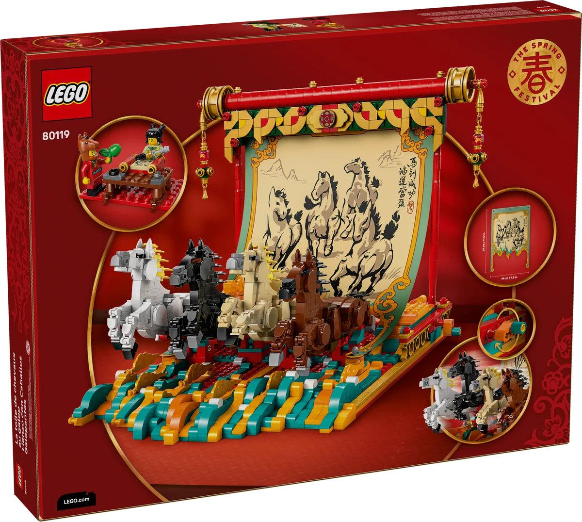 LEGO® 80119 Inne Obraz z galopującymi końmi - zdjęcie 5