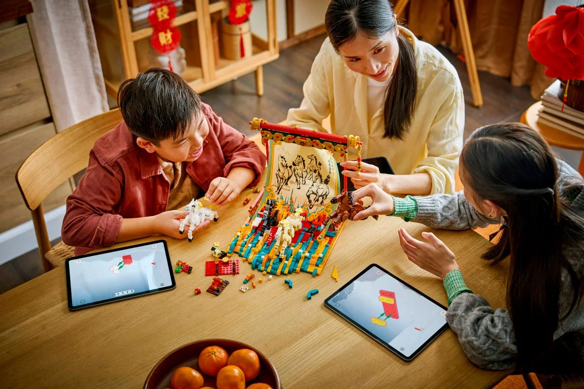 LEGO® 80119 Inne Obraz z galopującymi końmi - zdjęcie 7