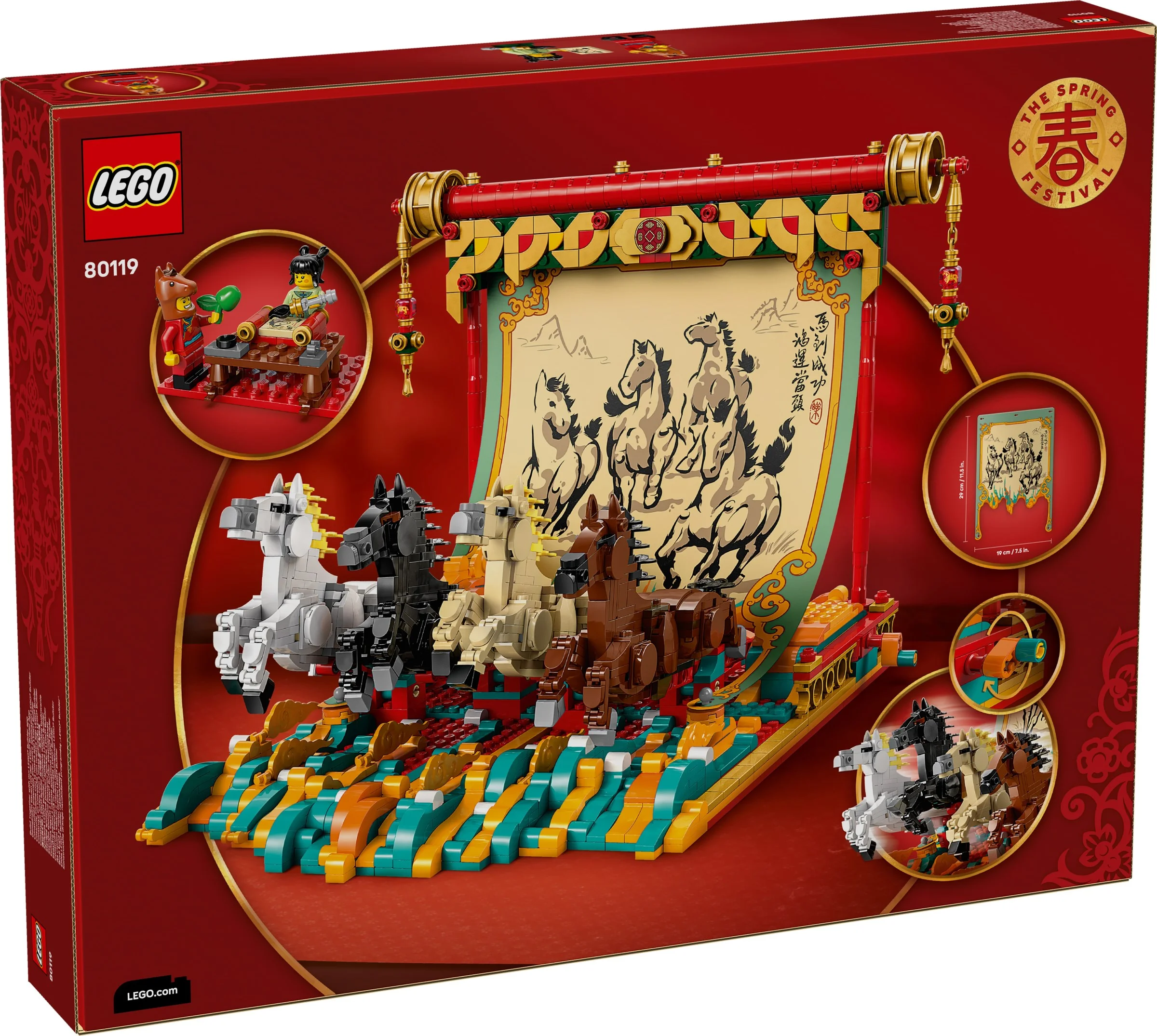LEGO® 80119 Inne Obraz z galopującymi końmi - zdjęcie 19