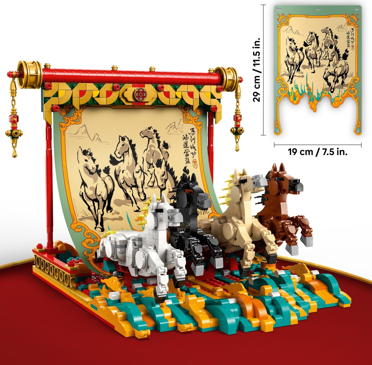 LEGO® 80119 Obraz z galopującymi końmi - zdjęcie 7