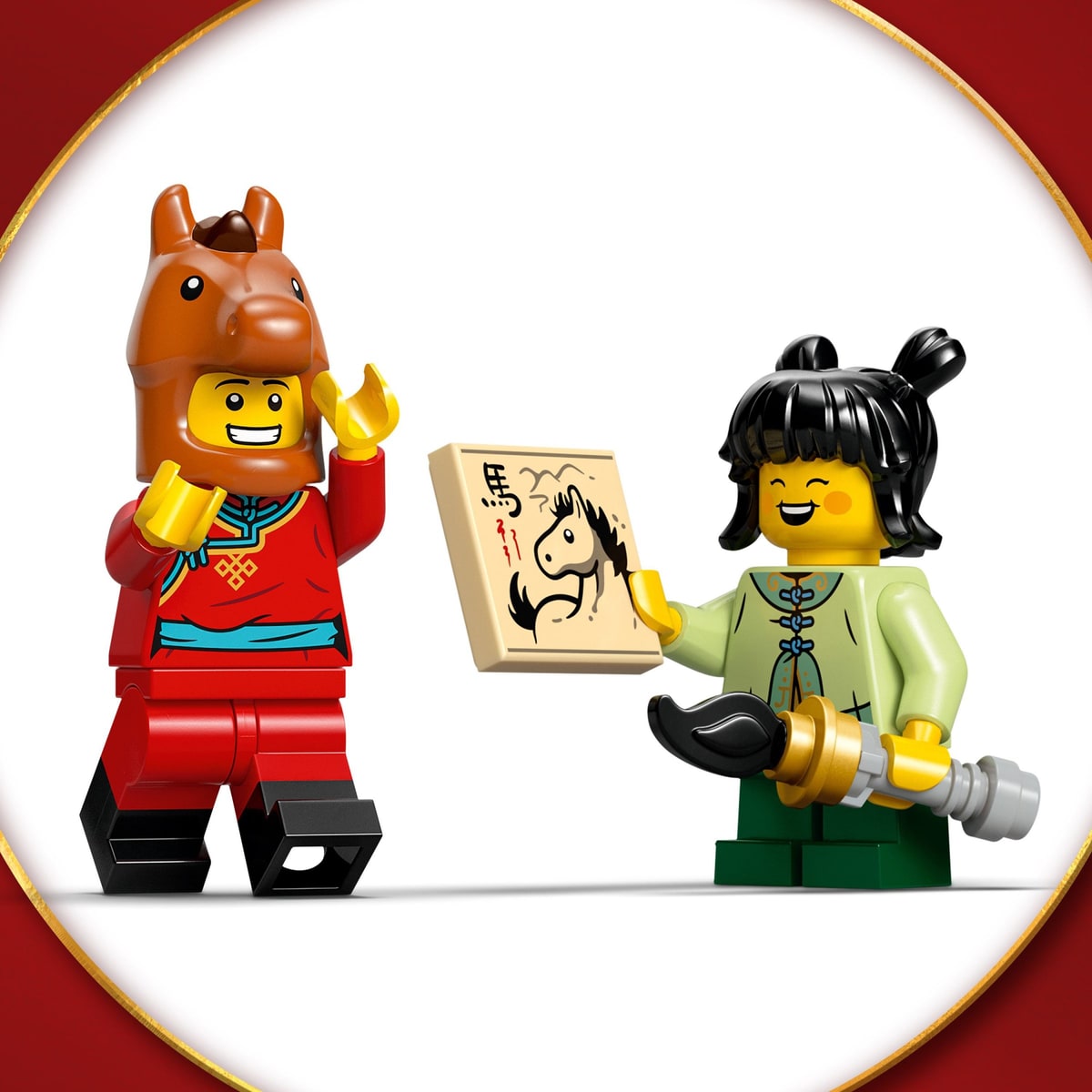 LEGO® 80119 Obraz z galopującymi końmi - zdjęcie 9