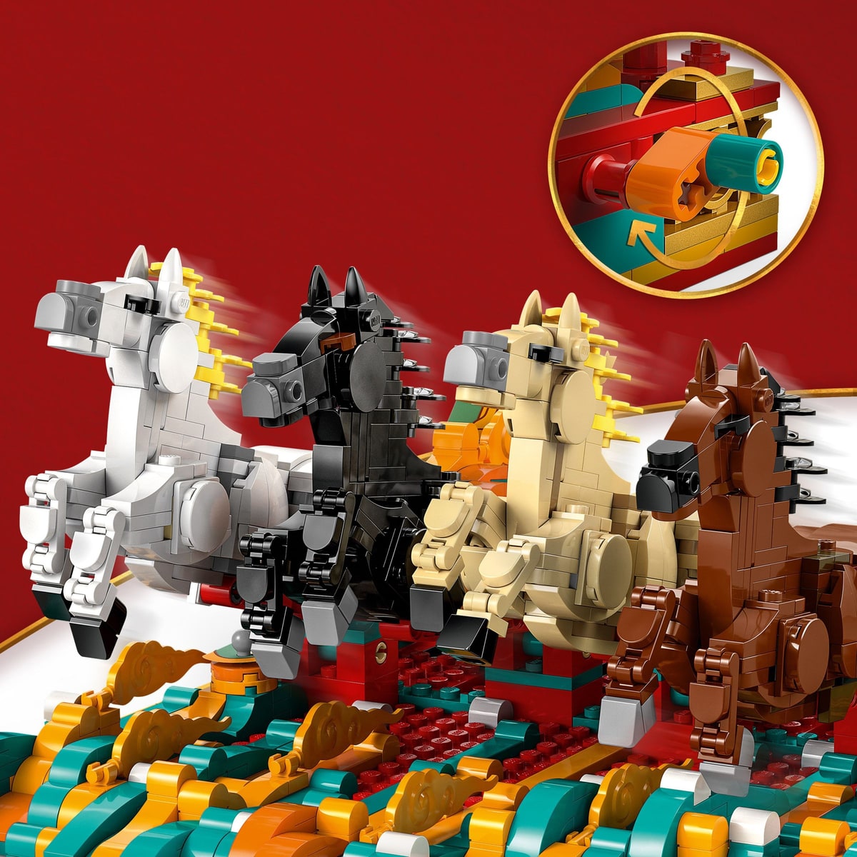 LEGO® 80119 Obraz z galopującymi końmi - zdjęcie 13