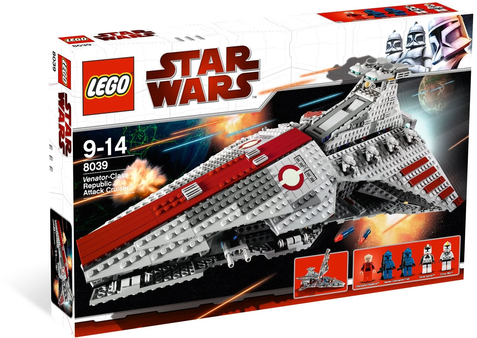 LEGO® 8039 Wars Venator-Class Republic Attack Cruiser - zdjęcie 16