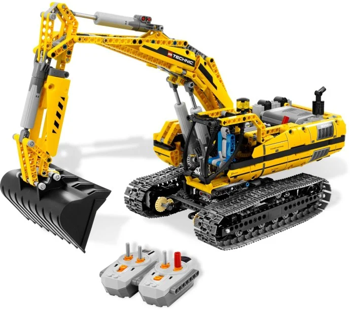 Zmotoryzowana Koparka 2w1 Sterowana Rc